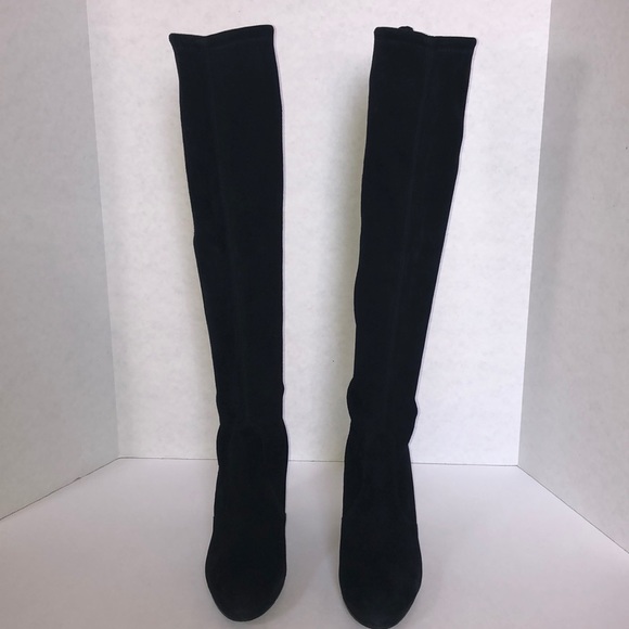 Stuart Weitzman Suede Ardent Heeled Boots NIB - Picture 3 of 7